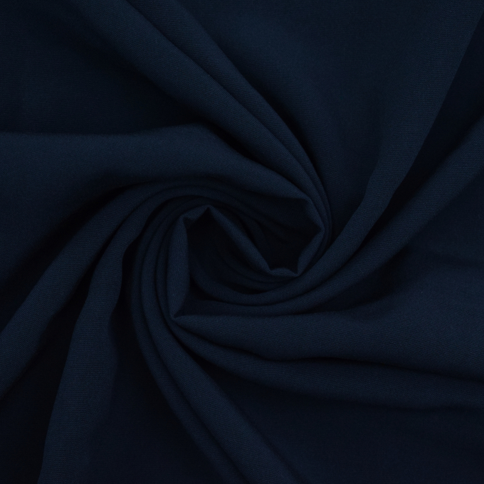 Viskose Voile uni marineblau