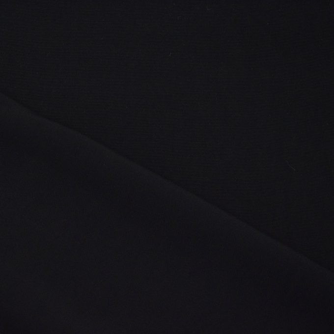 Viscose voile plain, black