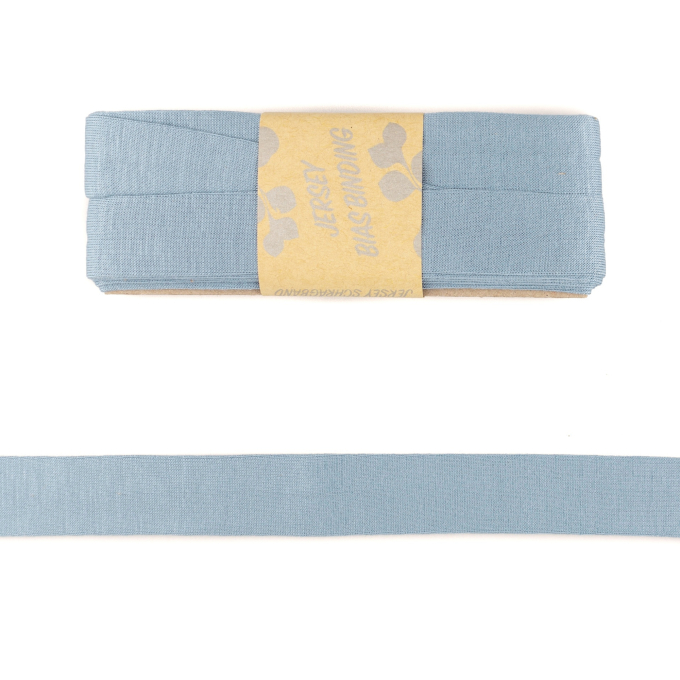 Biais couture jersey viscose 3m bleu pâle