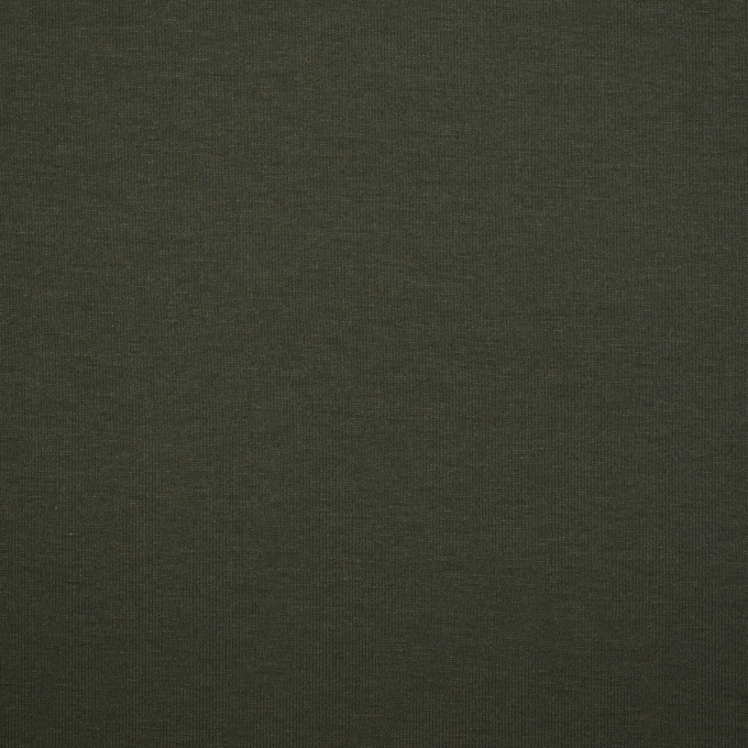 Tissu jersey viscose, vert militaire