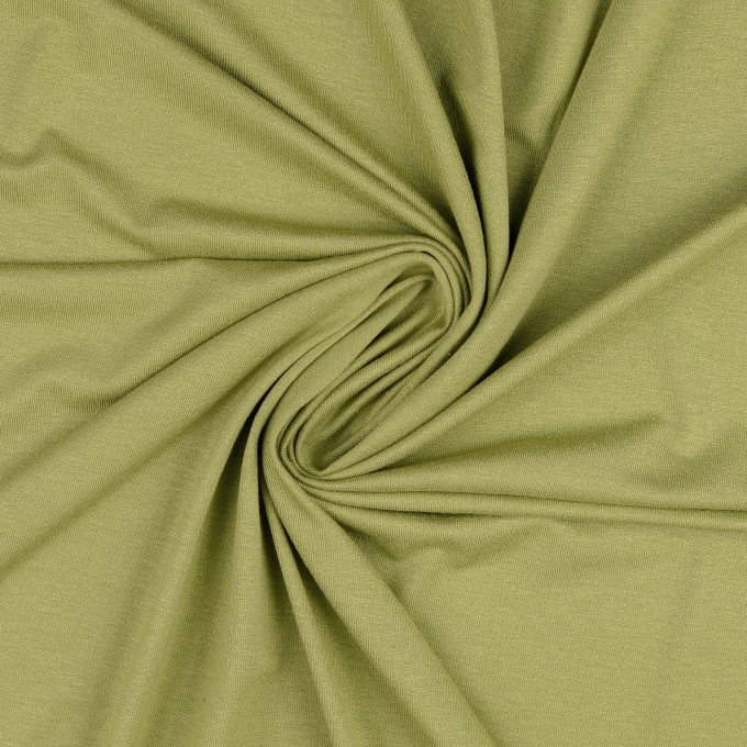 Viscose jersey geelgroen
