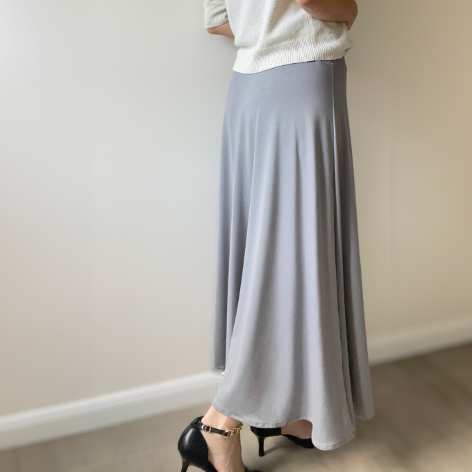 Viscose jersey grijs