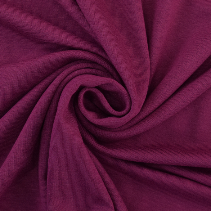 Viscose jersey licht bessenkleurig
