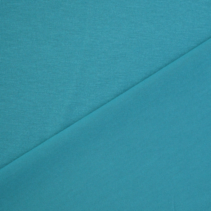 Tissu jersey viscose, bleu pétrole clair
