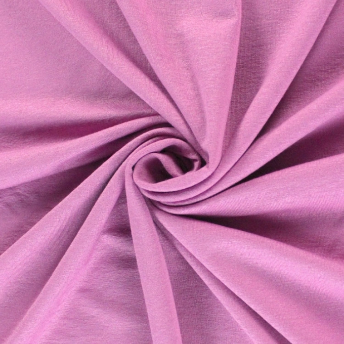 Tissu jersey viscose, violet clair