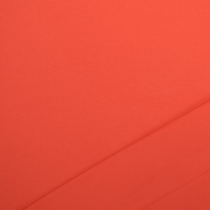 Tissu jersey viscose, corail