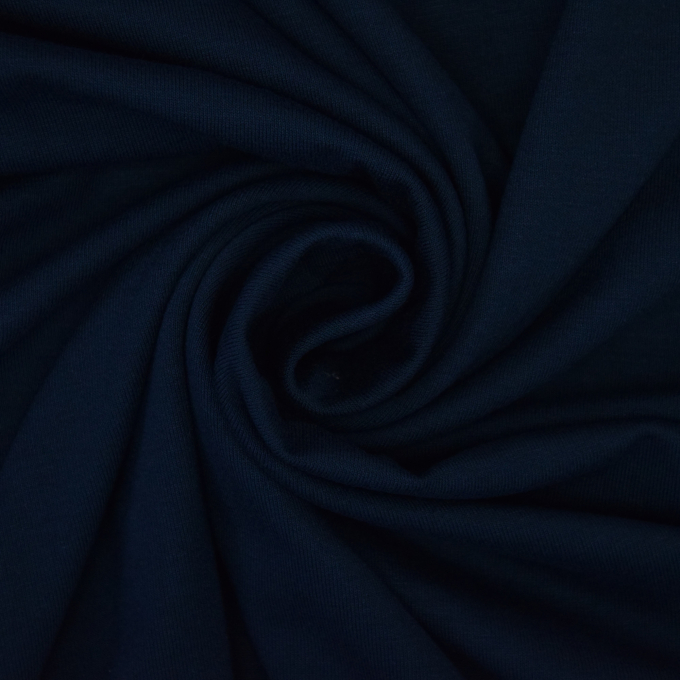 Viscose jersey marineblauw