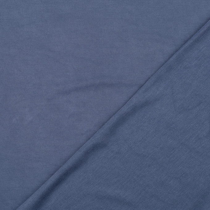 Viscose jersey piqué, duivenblauw