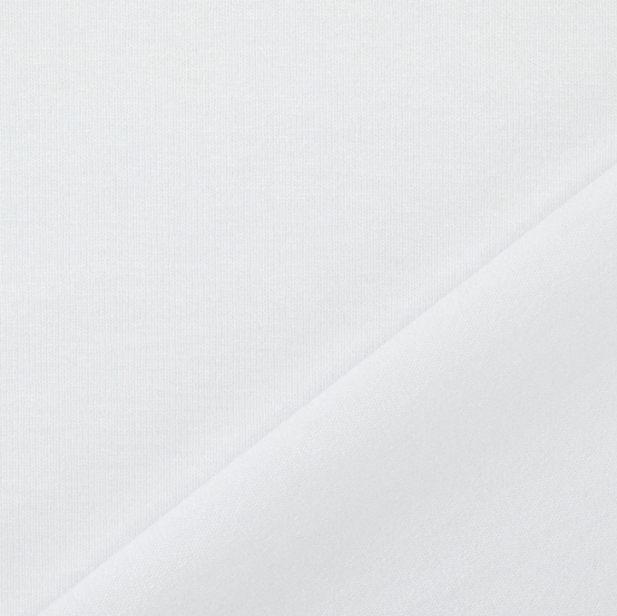Viskosejersey schwer, weiss