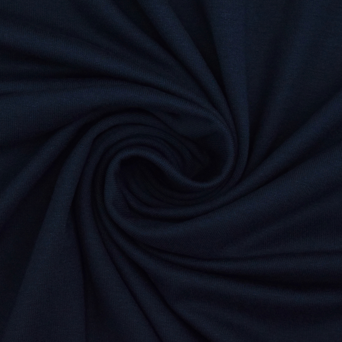 Viscose jersey diepblauw