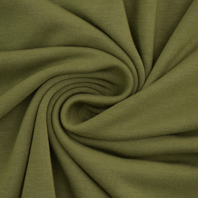 Tissu jersey de viscose Vintage Modal Touch, vert olive