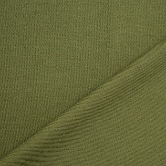 Tissu jersey de viscose Vintage Modal Touch, vert olive