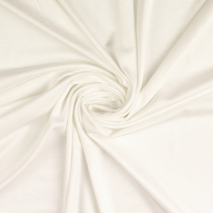 Viscose jersey gebroken wit