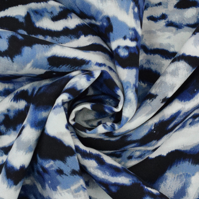 Viscose stof Charlie, blauw