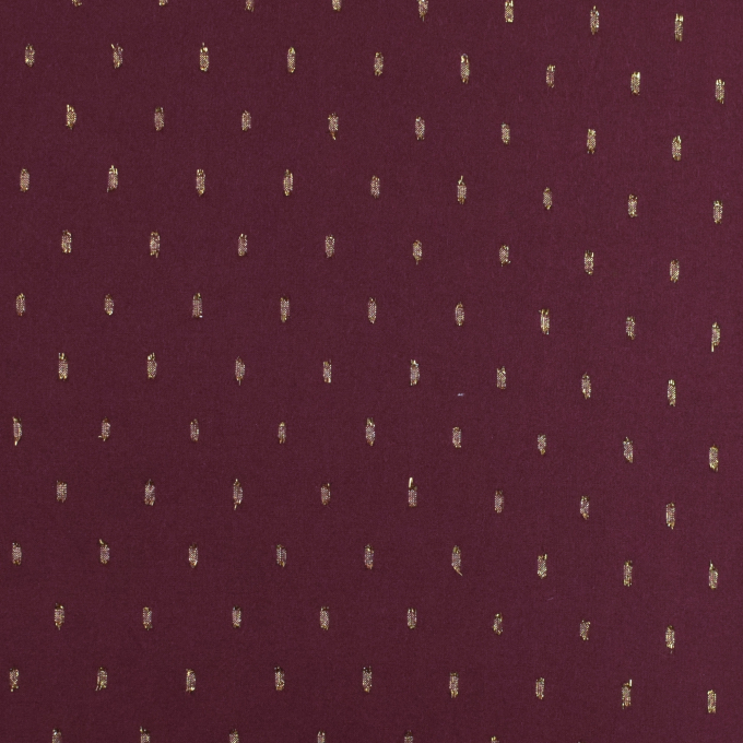 Viscose fabric Golden Glamour, claret-red
