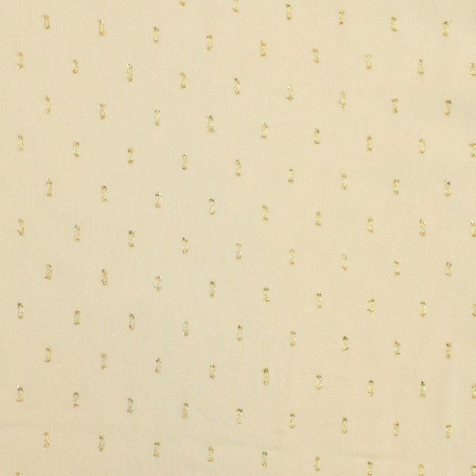 Viscose stof Golden Glamour, crèmekleurig