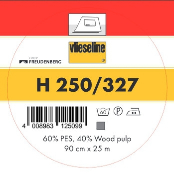 Entoilage thermocollant Vlieseline H250 noir