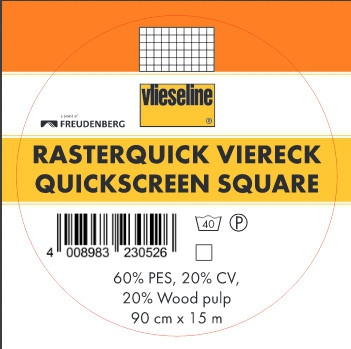 Vlieseline Rasterquick vierkant