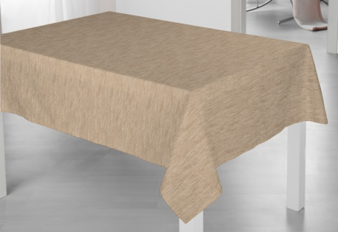 Toile cirée imperméable Brush, beige chiné