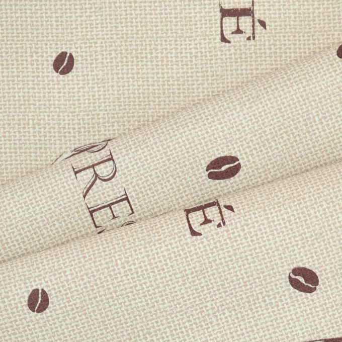 Oilcloth caffeé, beige