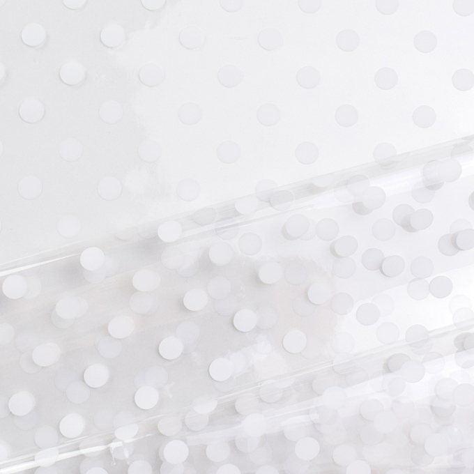 Oilcloth points, transparent