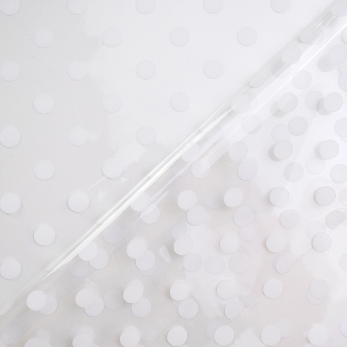 Oilcloth points, transparent