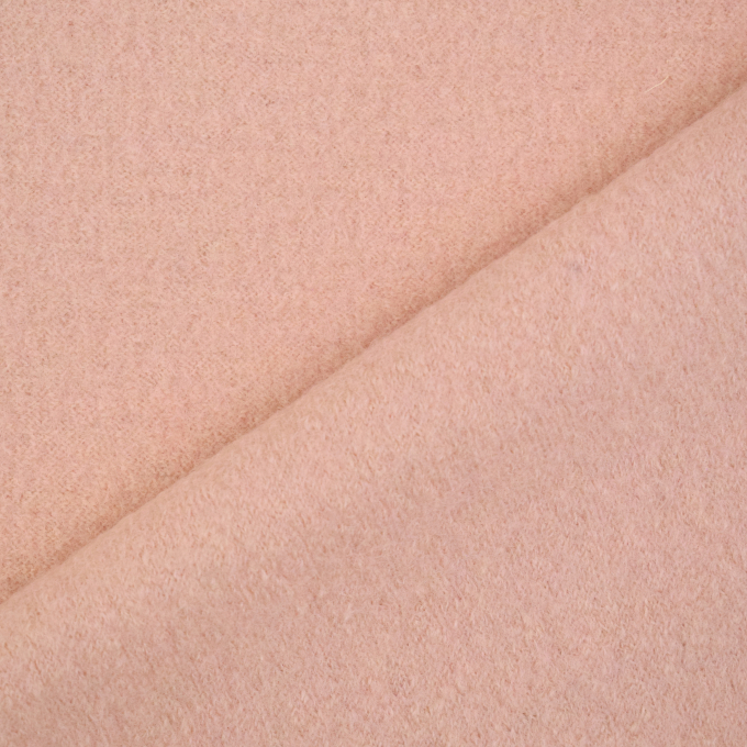 Tissu loden id. laine bouillie, abricot