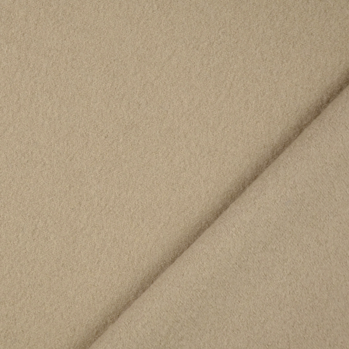 Tissu loden id. laine bouillie, beige