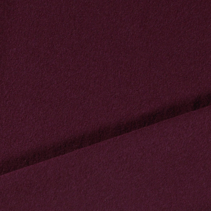 Tissu loden id. laine bouillie, bordeaux