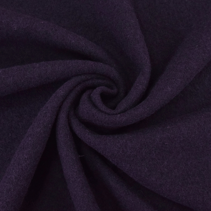 Walkloden donkerviolet