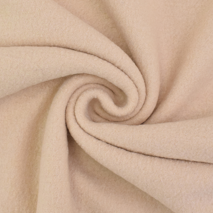 Tissu loden id. laine bouillie, coleur peau