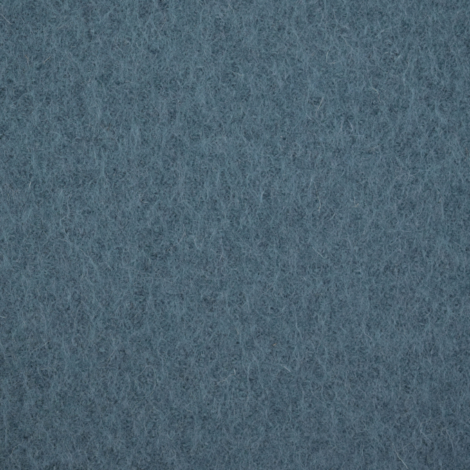Tissu loden id. laine bouillie, bleu denim
