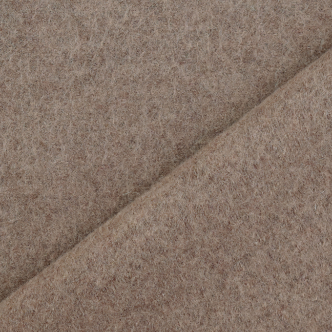 Walkloden gemêleerd, taupe