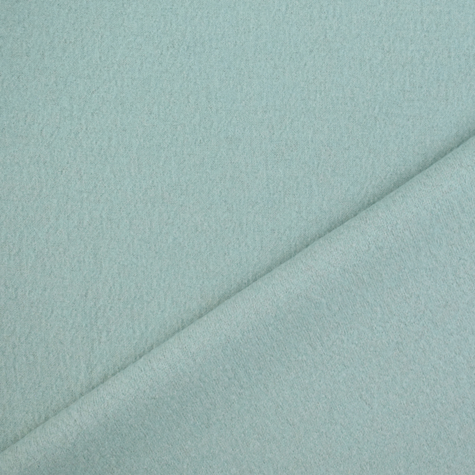 Tissu loden id. laine bouillie, menthe pastel