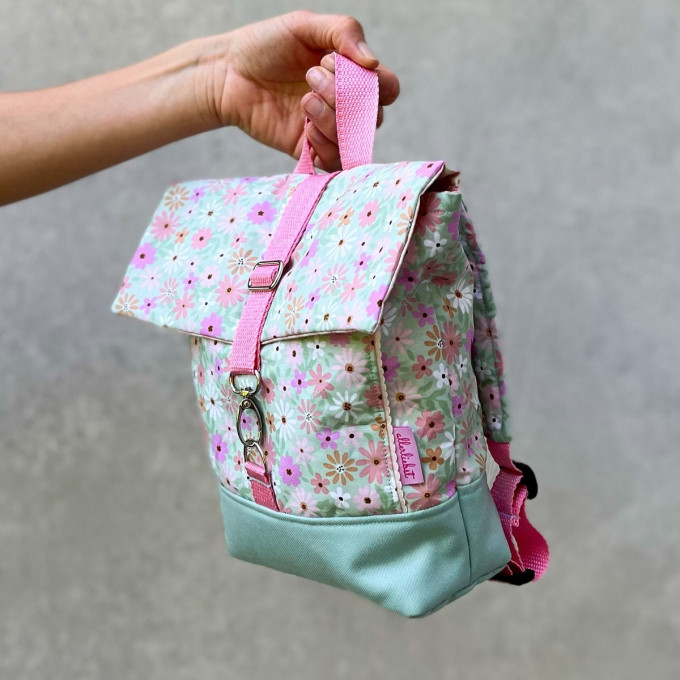 Étiquette vêtement Allerliebst, rose