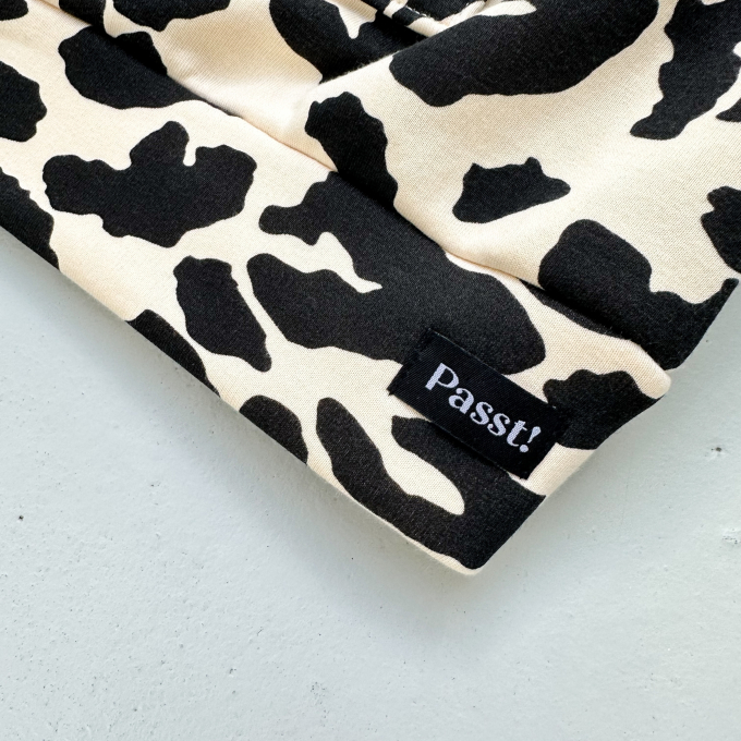 Webetikett Passt!, schwarz