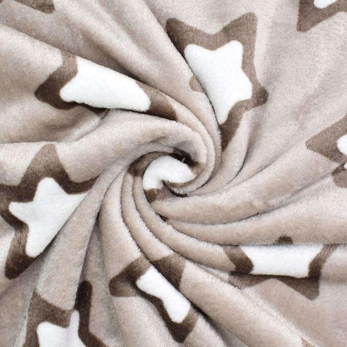 Tissu polaire doux wellness Big Stars, beige