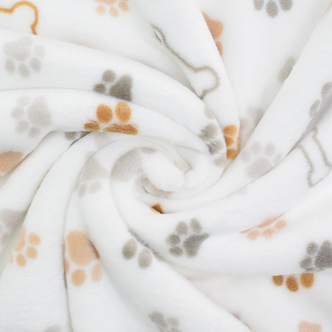 Wellnessfleece dogs, wit