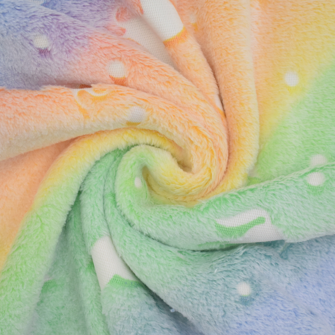 Wellnessfleece Glow in the Dark Unicorn Dream, multicolor