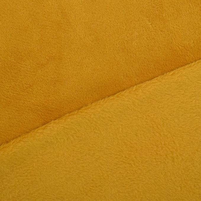 Tissu polaire doux Wellness, jaune miel