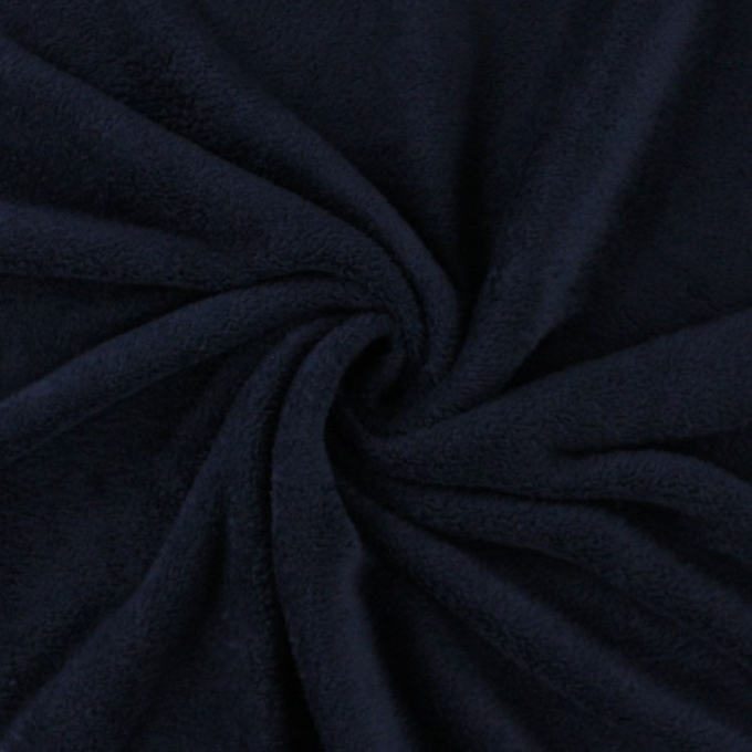 Tissu polaire doux Wellness, marine