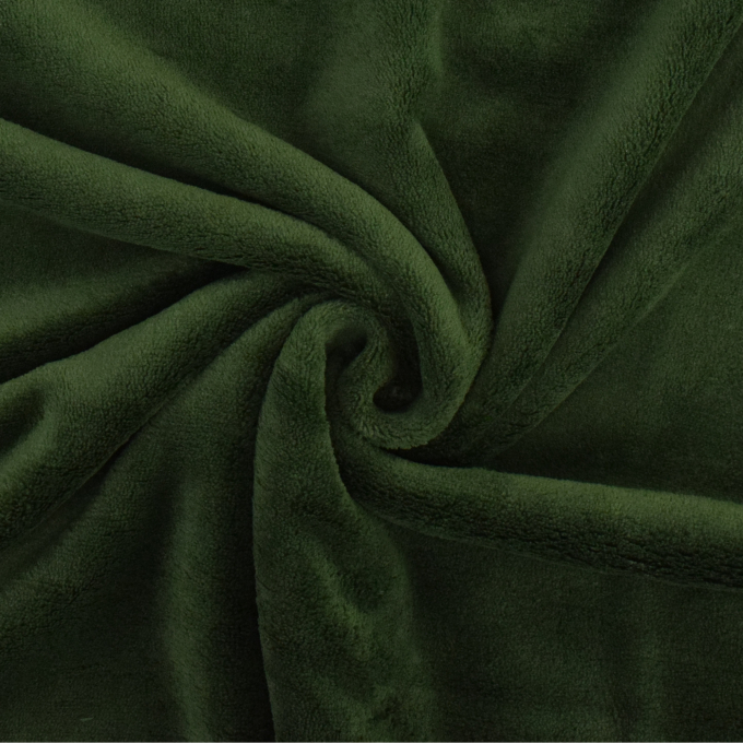 Tissu polaire doux Wellness, vert olive