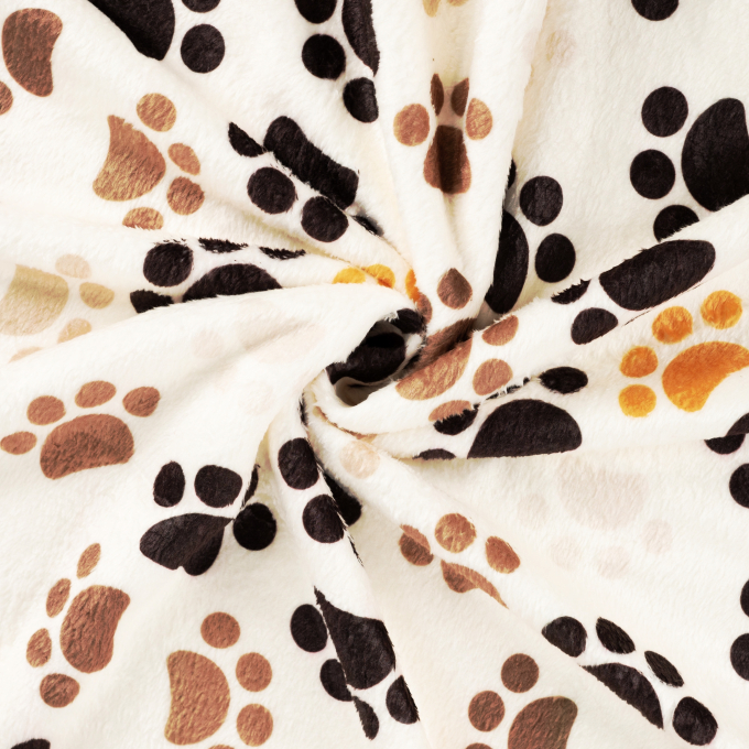 Wellnessfleece poten, gebroken wit