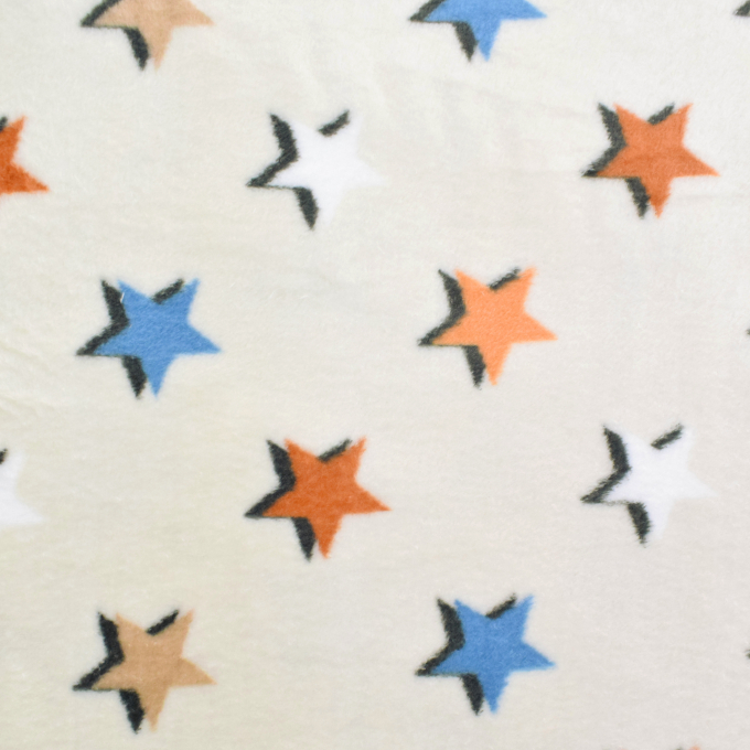 Wellnessfleece Shadow Stars, beige