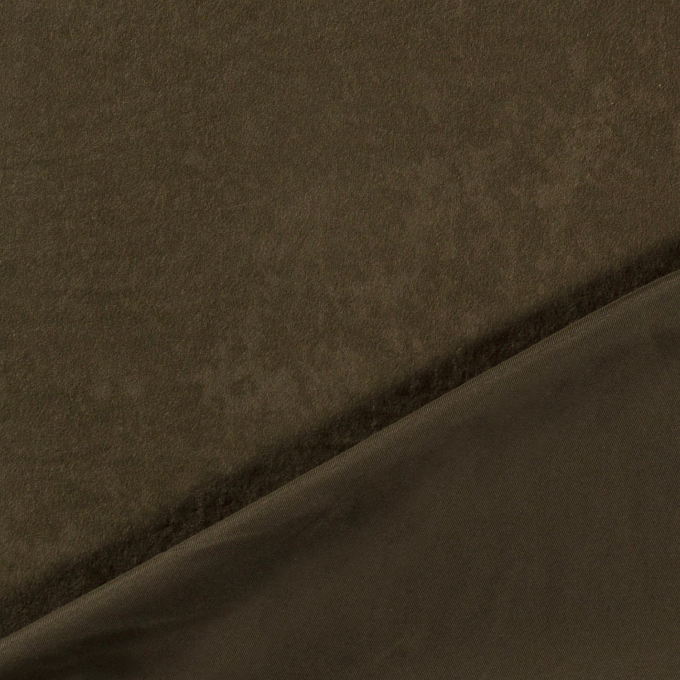 Imitation, Suédine, vert olive foncé