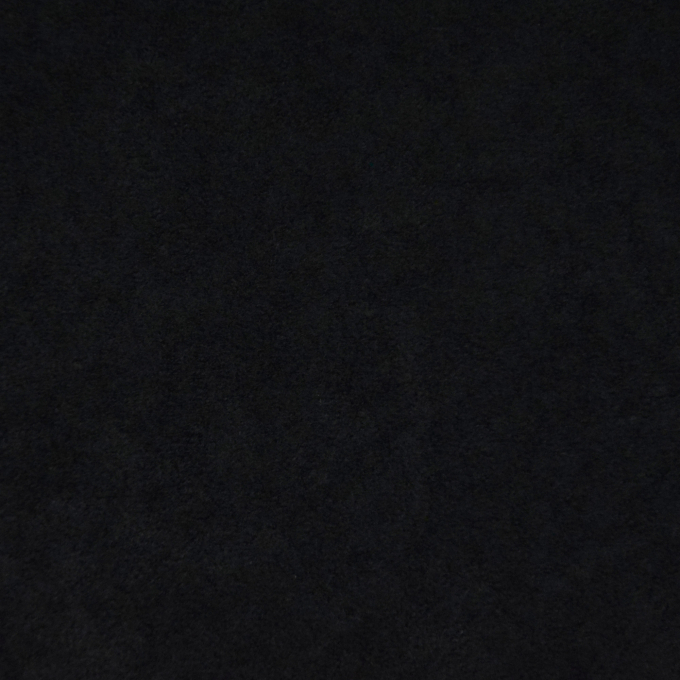 Tissu suédine faux daim nubuck, noir