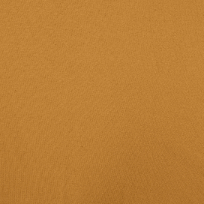 Tissu sweat molleton, jaune curry
