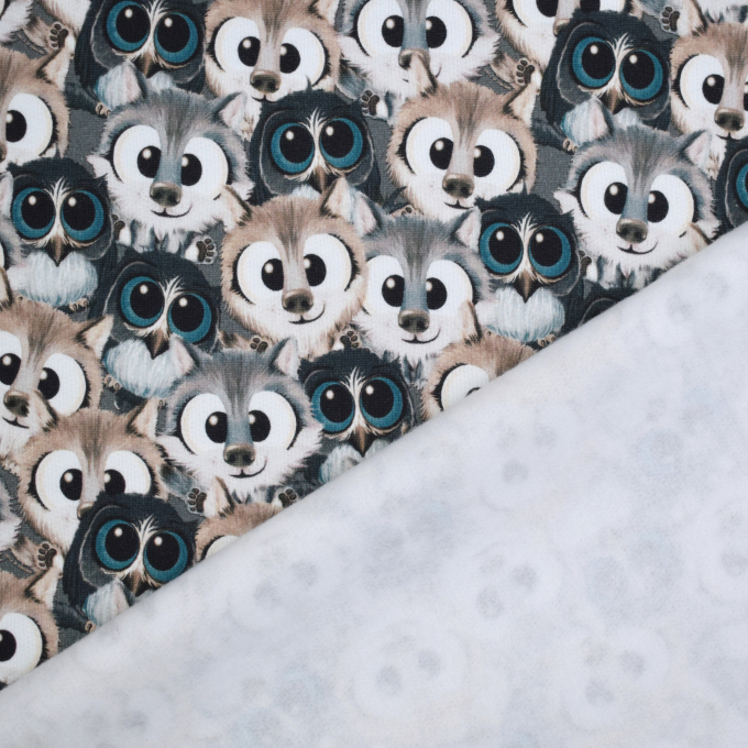 Wintersweat Cute Forest Animals, grau