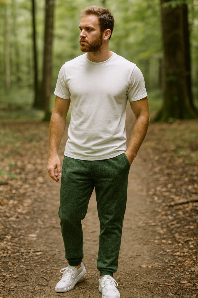 Wintersweat Denim Style, grün