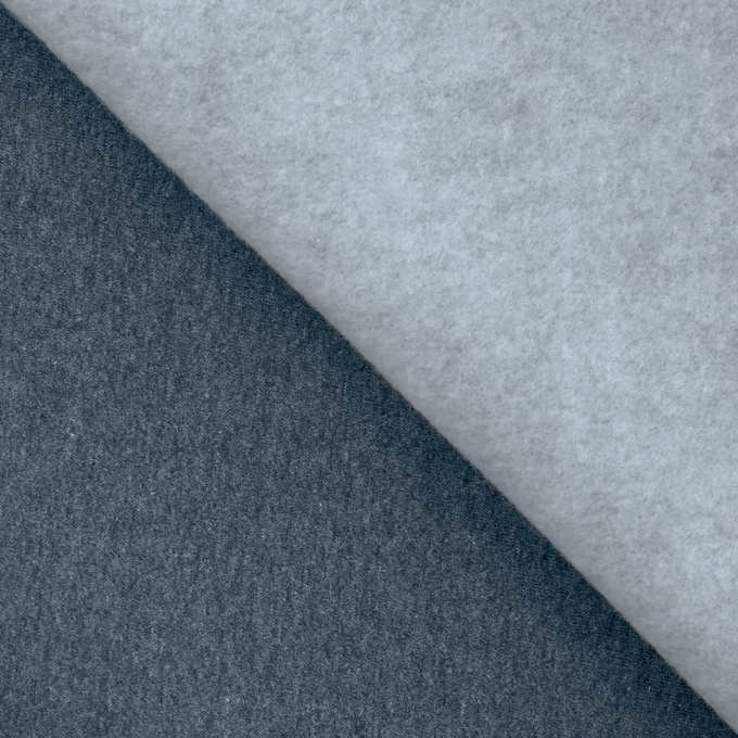 Wintersweat, jeansblauw gemêleerd